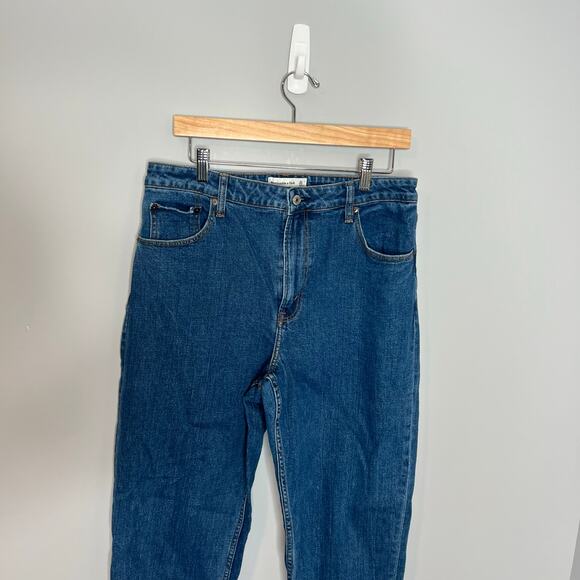 Abercrombie & Finch The Mom High Rise Curve Love Jeans Size 31/12 XL - Picture 7 of 16